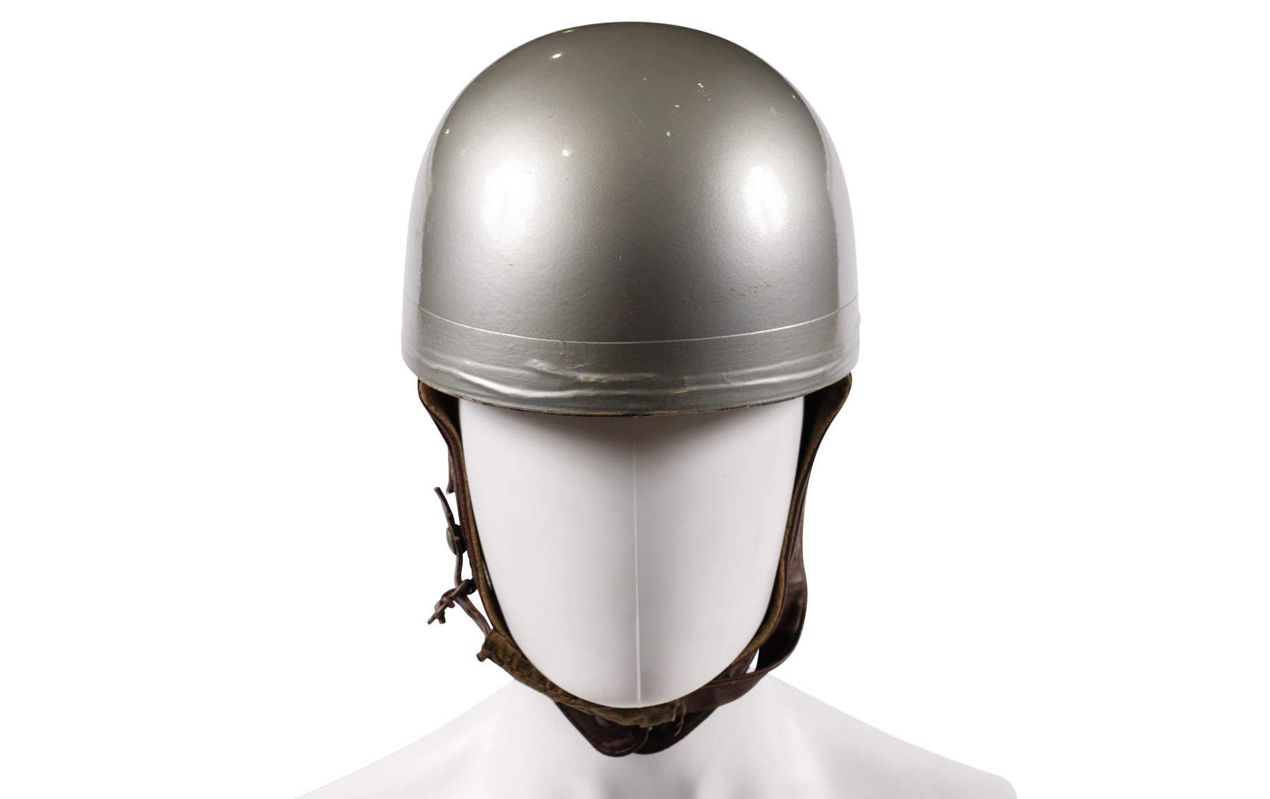 Bonhams Cars : A Les Leston 'Grand Prix' helmet by Everoak
